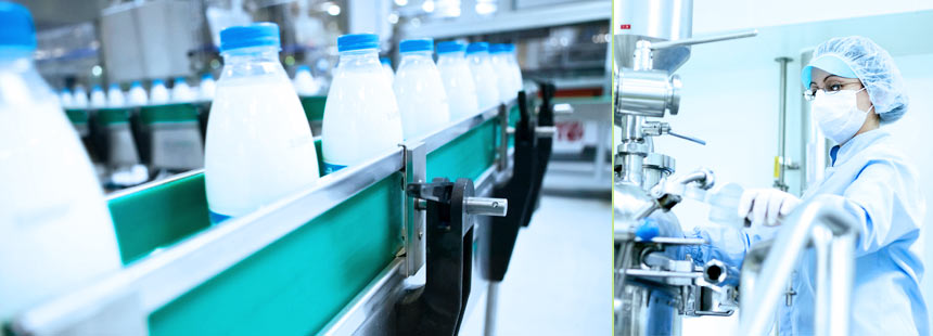 Дезінфікуючі і антисептичні засоби для молочної промисловості